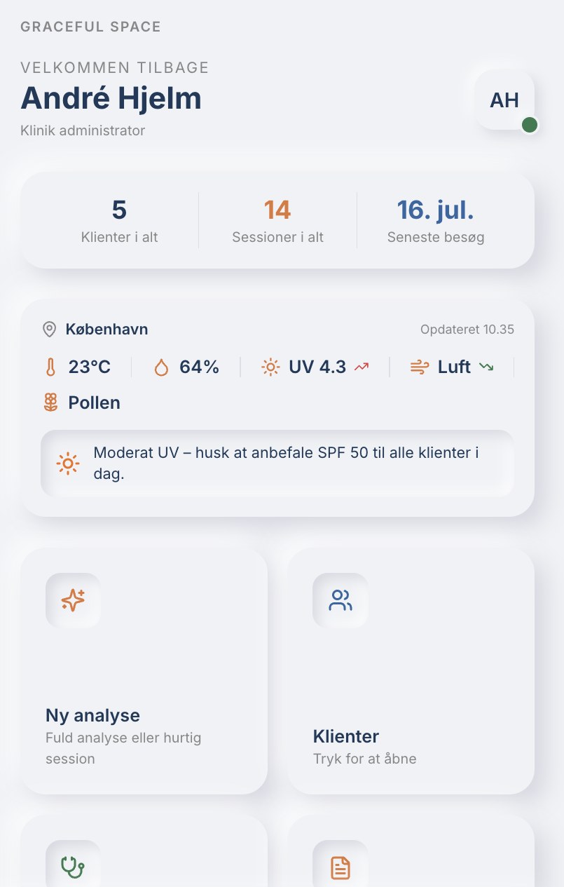 Klinik-overblik i appen